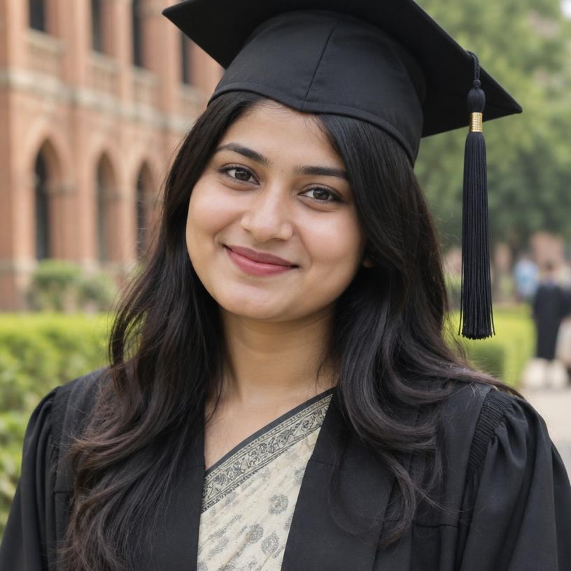 Portrait of Nusrat, a Skillbd graduate